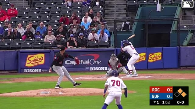 Charles McAdoo singles on a line drive to left fielder Joey Wiemer. Ismael Munguia scores. Josh Kasevich to 3rd.