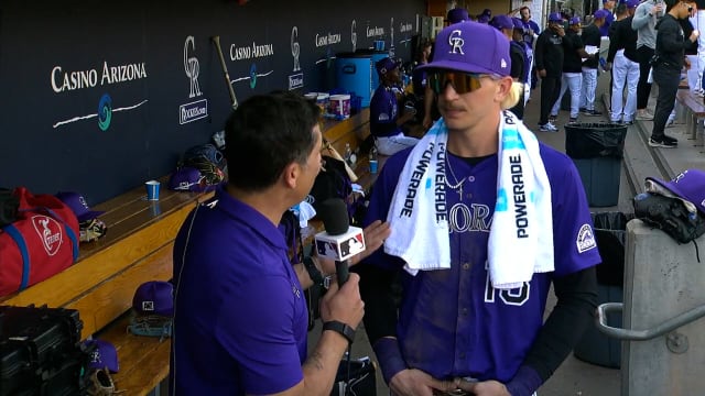 Zac Veen joins the broadcast during Spring Training