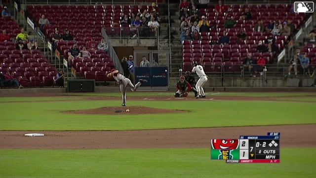 Brandon Winokur homers (4) on a fly ball to right center field.