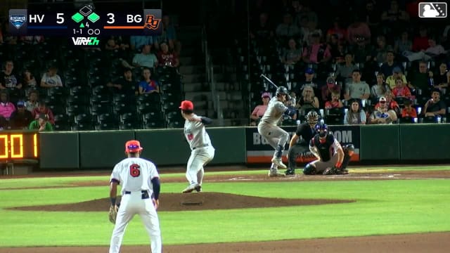 Kaeden Kent singles on a ground ball to right fielder Marshall Toole. Camden Troyer scores. Robbie Burnett to 2nd.