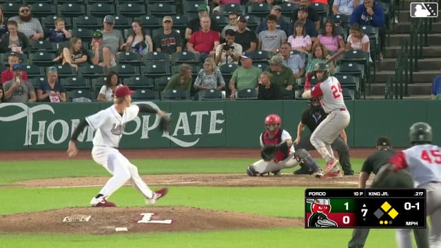 Lamar King Jr. singles on a line drive to left fielder Jaron Elkins. Alex McCoy scores. Luke Cantwell to 2nd.