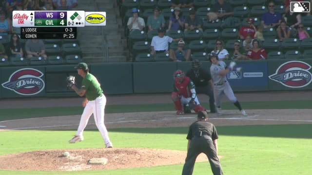 Kyle Lodise singles on a line drive to center fielder Owen Hull. Derek Cerda scores. Ely Brown scores.