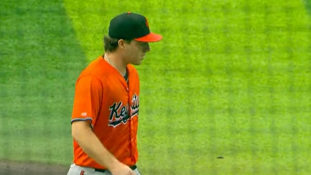 Caden Hunter fans eight batters