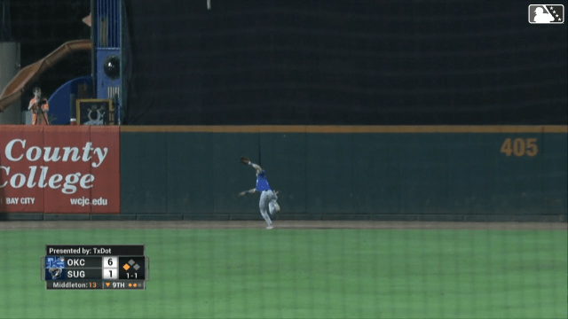 Zach Ehrhard's stumbling catch