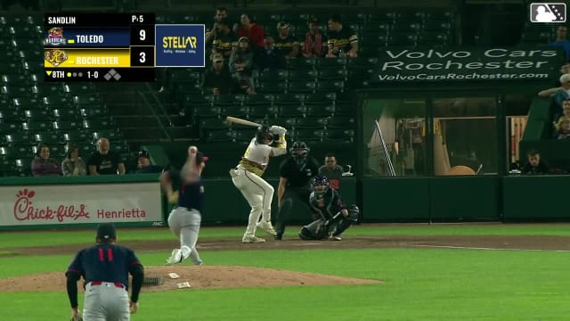 Abimelec Ortiz homers (13) on a fly ball to right center field.
