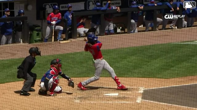 Kevin Alcántara's solo home run