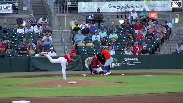 Daiverson Gutierrez's solo home run