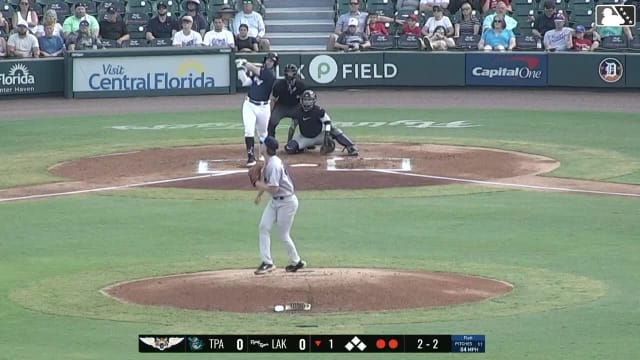 Jace Jung hits his first home run