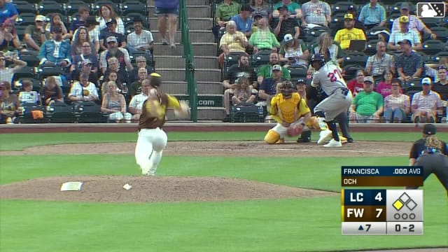Welbyn Francisca singles on a sharp line drive to right fielder Jake Cunningham. Tommy Hawke scores.
