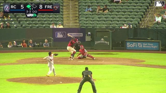 Wilder Dalis homers (10) on a fly ball to right field. Derek Bernard scores.