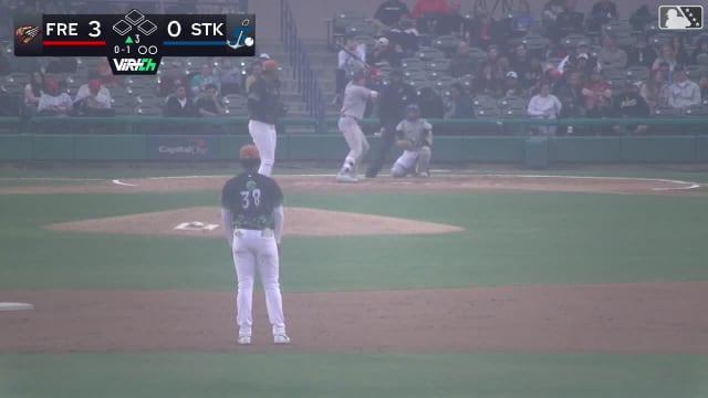 Ethan Holliday delivers a three-hit night 