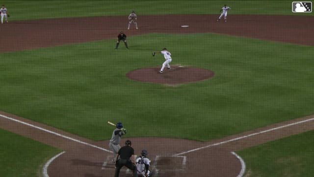 Cole Messina singles on a line drive to left fielder Aaron Parker. Zach Kokoska scores.