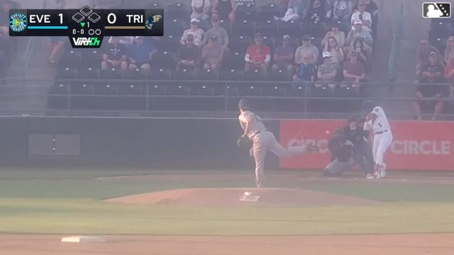 Hayden Alvarez doubles (3) on a fly ball to right fielder Carlos Jimenez. Jorge Ruiz scores.