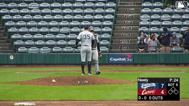 Jack Neely's third strikeout seals the win