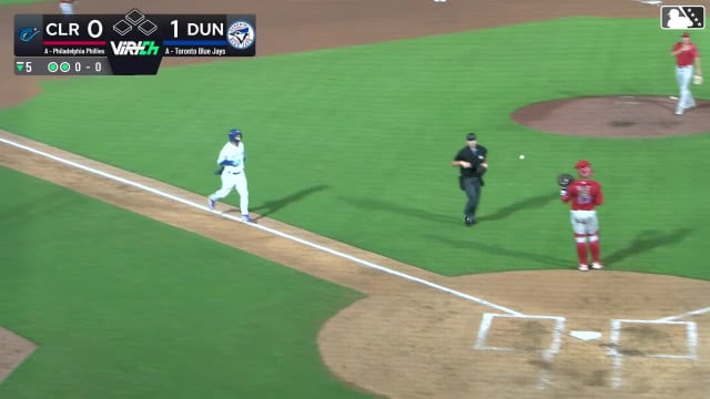 Sam Shaw's first home run of the season 