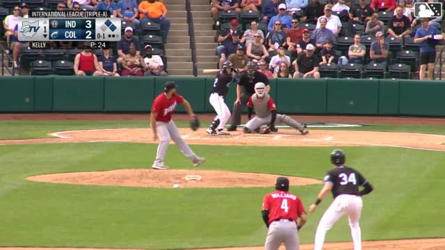 Cooper Ingle singles on a ground ball to right fielder Esmerlyn Valdez. Nolan Jones scores. Stuart Fairchild to 3rd.