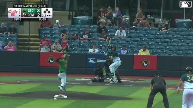 Conor Essenburg doubles (1) on a line drive to center fielder Edward Florentino. Mason Guerra scores. Archer Brookman scores. Colin Burgess scores.