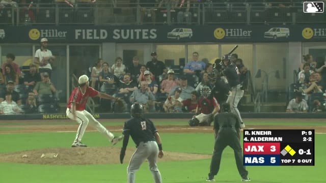 Reiss Knehr In play, run(s) to Kemp Alderman