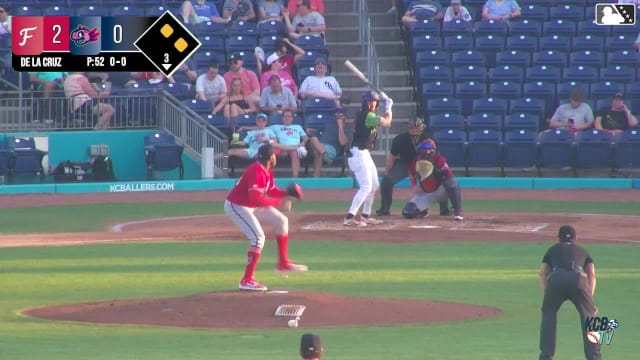 Jaden Fauske singles on a line drive to right fielder Gavin Fien. Abraham Nunez scores. Matthew Boughton to 3rd.