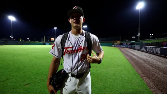 Ryan Sloan discusses his six perfect innings