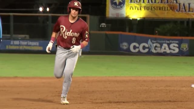 Dylan Dreiling's first homer of the year