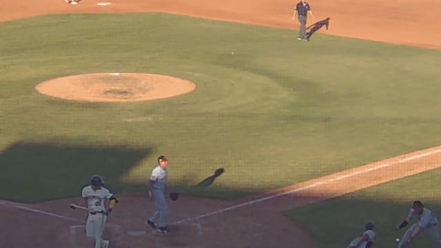 Bryce Eldridge makes a great catch on a popup