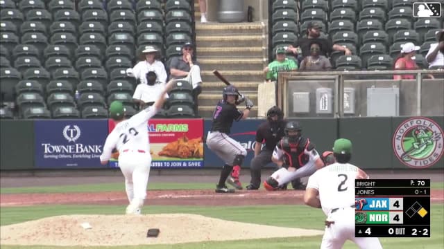 Brendan Jones homers (2) on a fly ball to center field. Garret Forrester scores.
