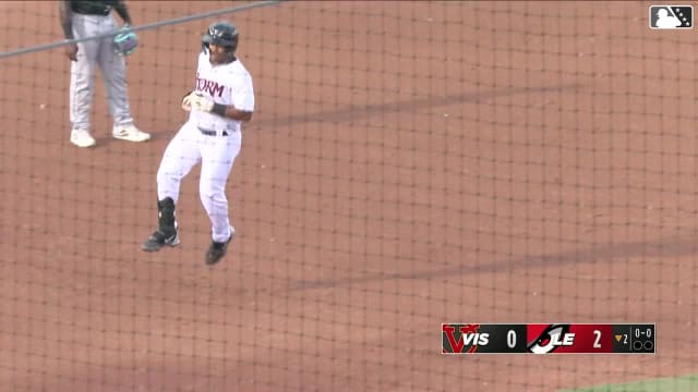 Kavares Tears' sixth homer of the season