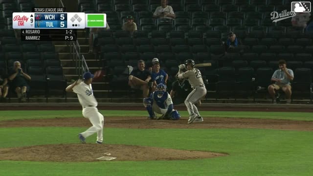 Kala'i Rosario homers (8) on a fly ball to center field.