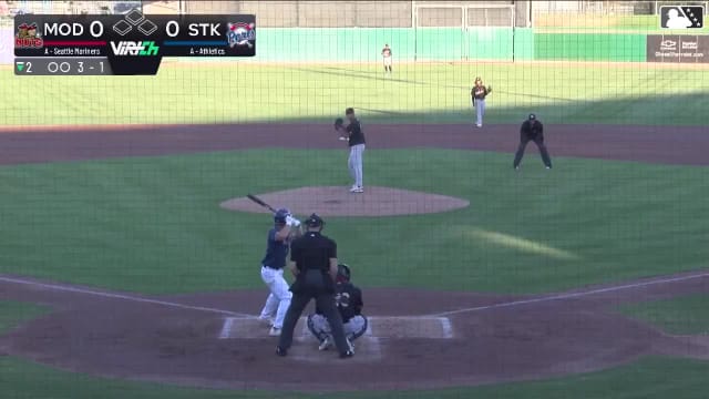 Bobby Boser's first professional homer