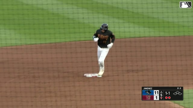 Andrew Fischer launches his fifth homer