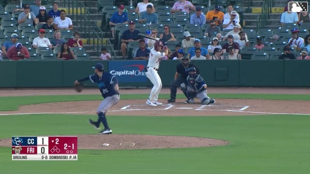 Trey Dombroski In play, run(s) to Dylan Dreiling