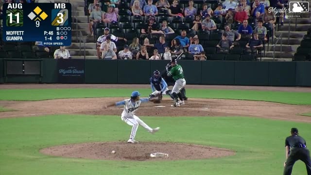 Luis Guanipa singles on a ground ball to center fielder Alexey Lumpuy. Cody Miller scores. Conor Essenburg to 2nd.