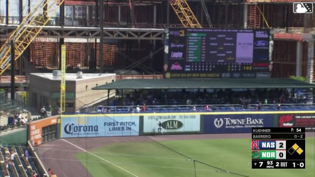 Tyler Black's incredible catch to cap no-hitter