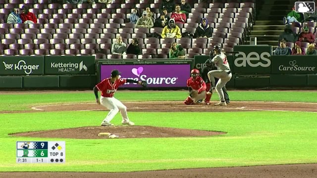 Aaron Walton homers (7) on a fly ball to left field. Dean Curley scores.