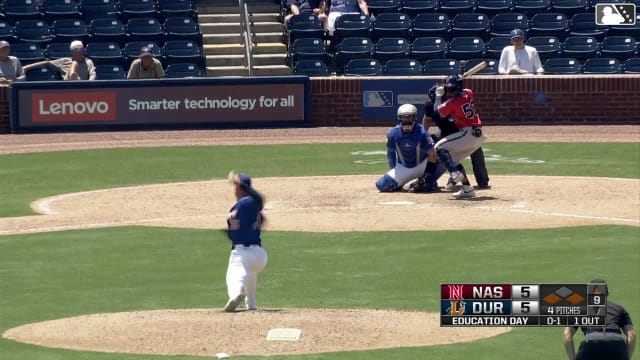 Cam Booser In play, run(s) to Luis Lara