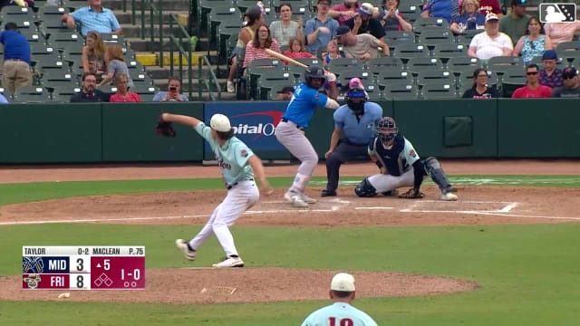 Devin Taylor homers (8) on a fly ball to right center field.