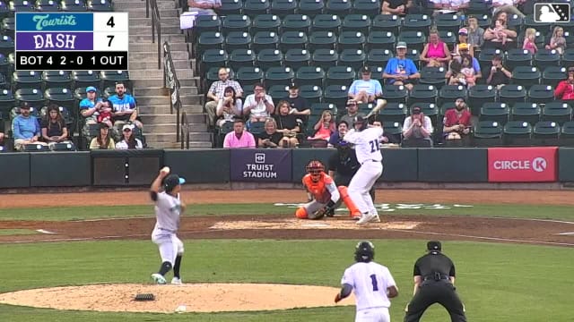 Caleb Bonemer doubles (7) on a ground ball to left fielder Drew Brutcher. Grant Magill scores. Ryan Burrowes scores. Ely Brown to 3rd.