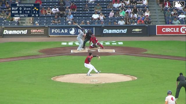 John Holobetz In play, run(s) to Sean Keys