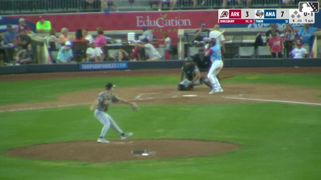 Cristofer Torin homers (10) on a fly ball to left field.