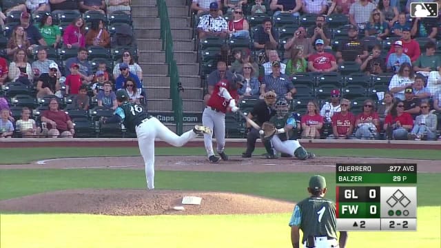 Eduardo Guerrero strikes out swinging.