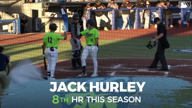 Jack Hurley's solo home run