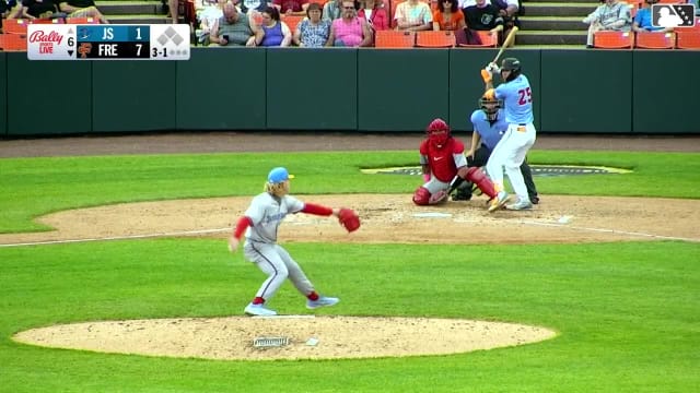 Wehiwa Aloy homers (10) on a line drive to center field.