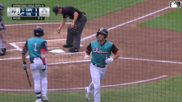 Petey Halpin's leadoff home run