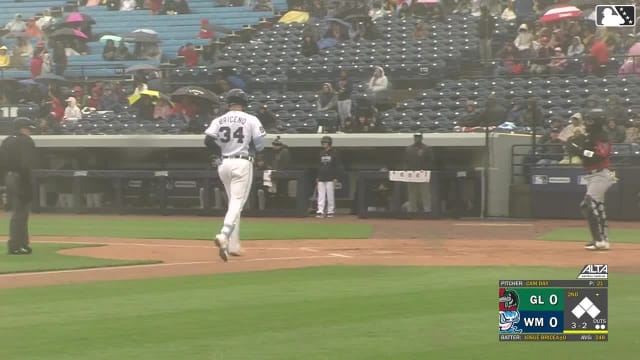 Josue Briceño belts his 7th homer of the season