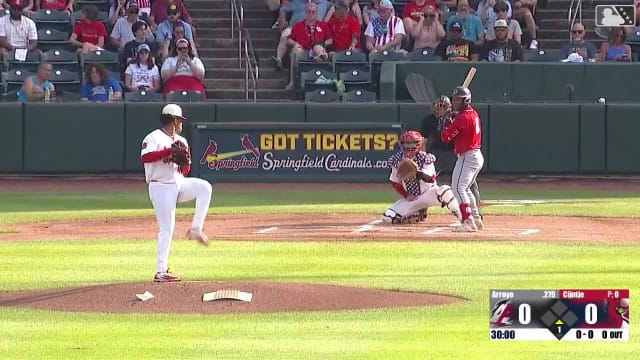Michael Arroyo's homers in four-hit performance