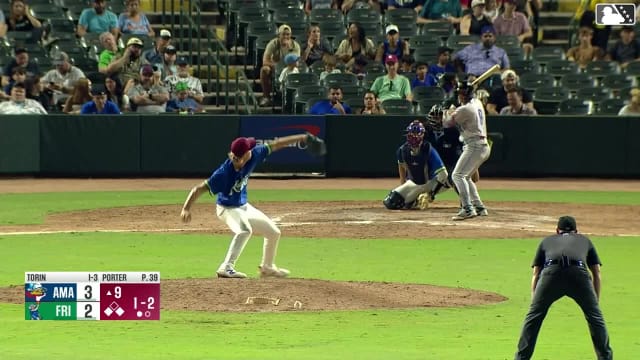 Cristofer Torin singles on a line drive to left fielder Keith Jones II. Alberto Barriga scores. Trent Youngblood to 2nd.