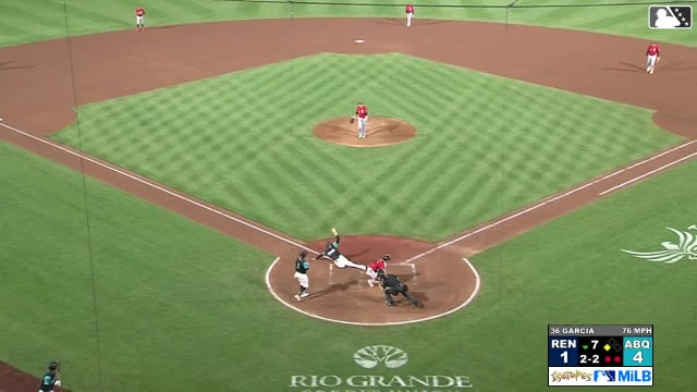 Cole Carrigg steals home