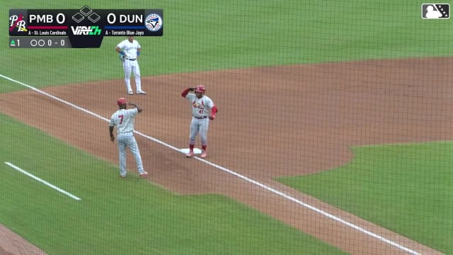 Rainiel Rodriguez's solo homer