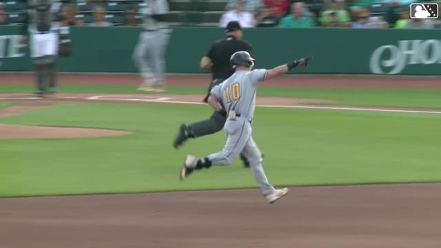 Guardians No. 30 prospect Cooper Ingle's solo homer